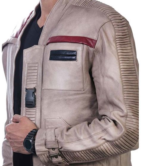 replica finn jacket star wars|Star Wars Adult Men's Finn Costume Replica Leather Jacket.